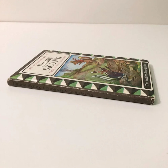Vtg  The Adventures of Jimmy Skunk Thornton Burgess Bedtime Story Book - Picture 7 of 16